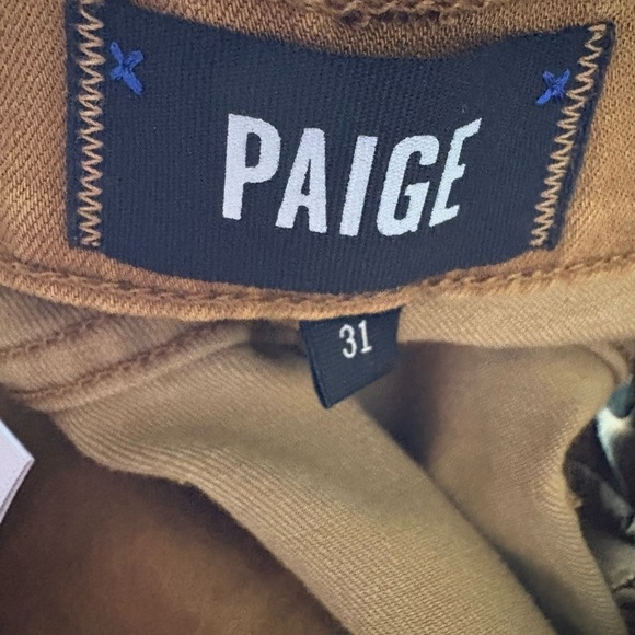 Paige Lennox Slim Transcend Women’s Jeans-Size: 31-Color: Gold-Preowned - Picture 7 of 12